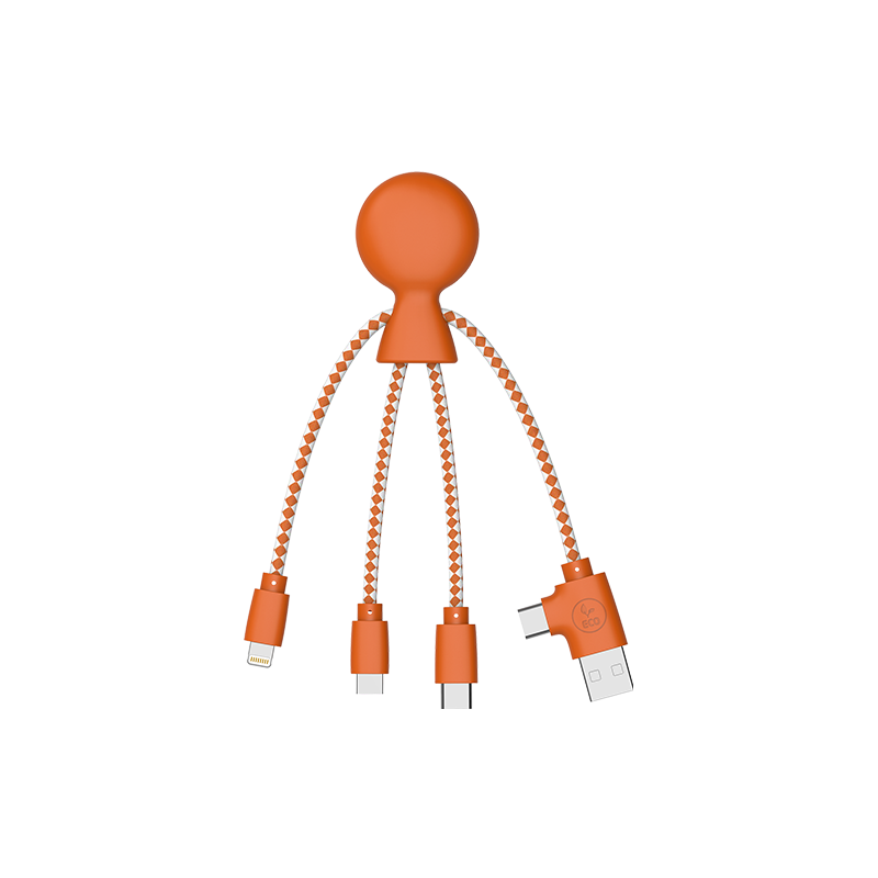 Cavo di Ricarica Universale Mr Bio Xoopar® arancione Cavo di Ricarica Universale Mr Bio Xoopar® arancione