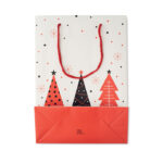 Sacchetti Regalo in Carta Natalizi alberi di natale back