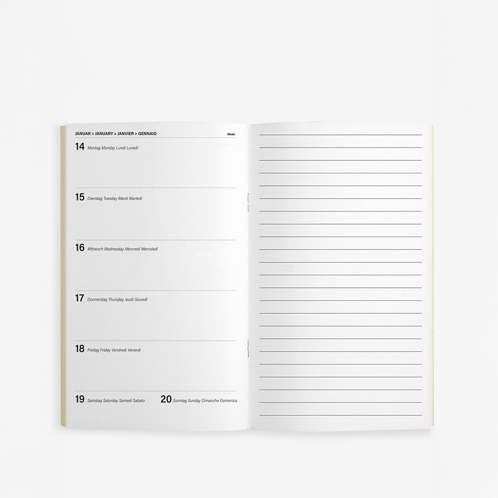 agende notes modimo personalizzati pagine agende 2 bianche