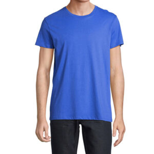 Magliette in Cotone Riciclato blu cobalt