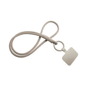 lanyard porta cellulare beige