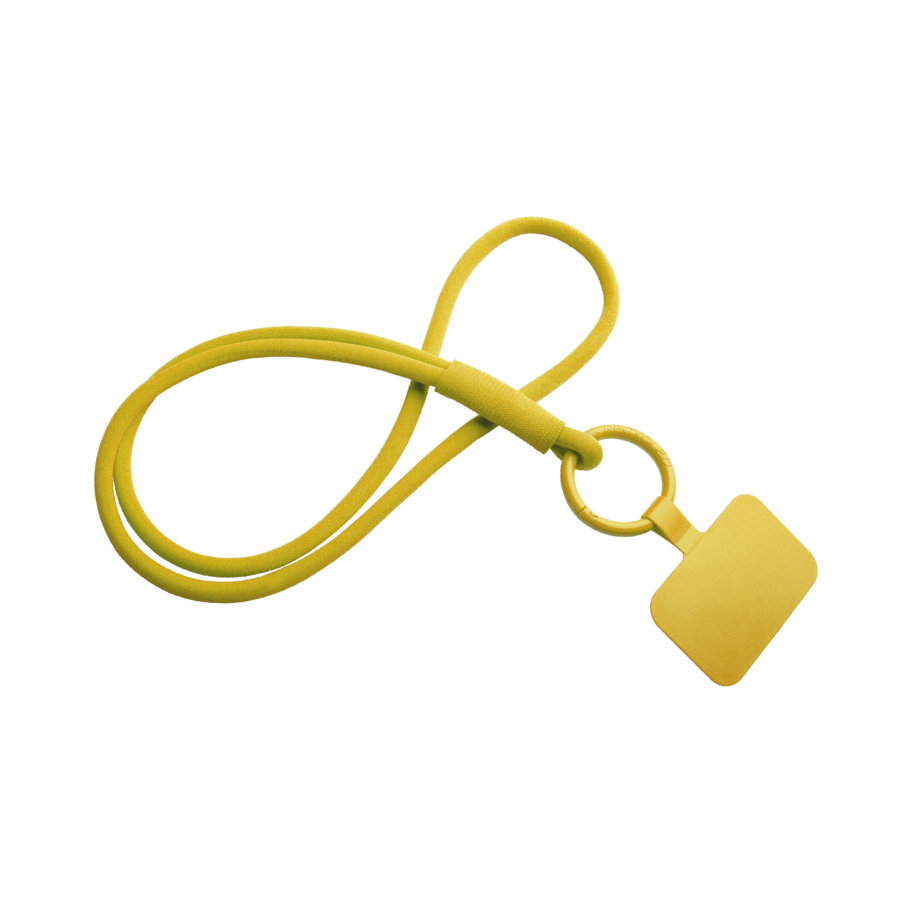 lanyard porta cellulare giallo