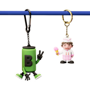 Portachiavi 3D Forma Personalizzata 100% main image