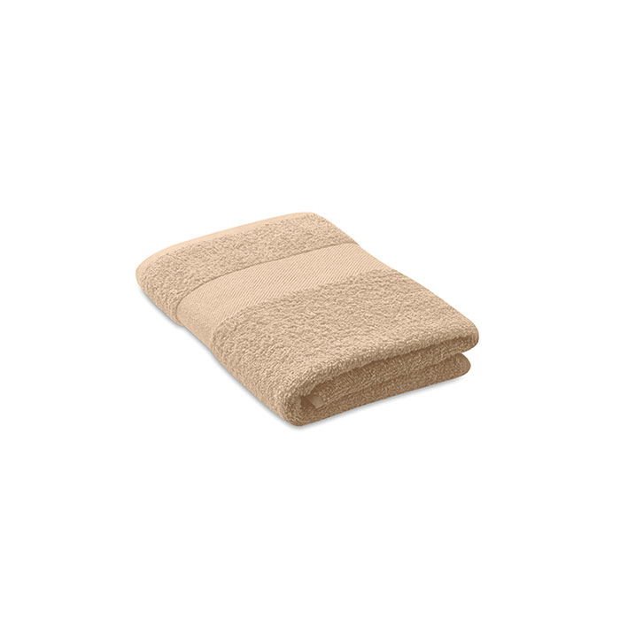 Asciugamani in Cotone organico Personalizzati 360gr beige