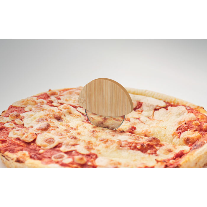 Taglia Pizza Rotondo in Bambù Personalizzato ambiant