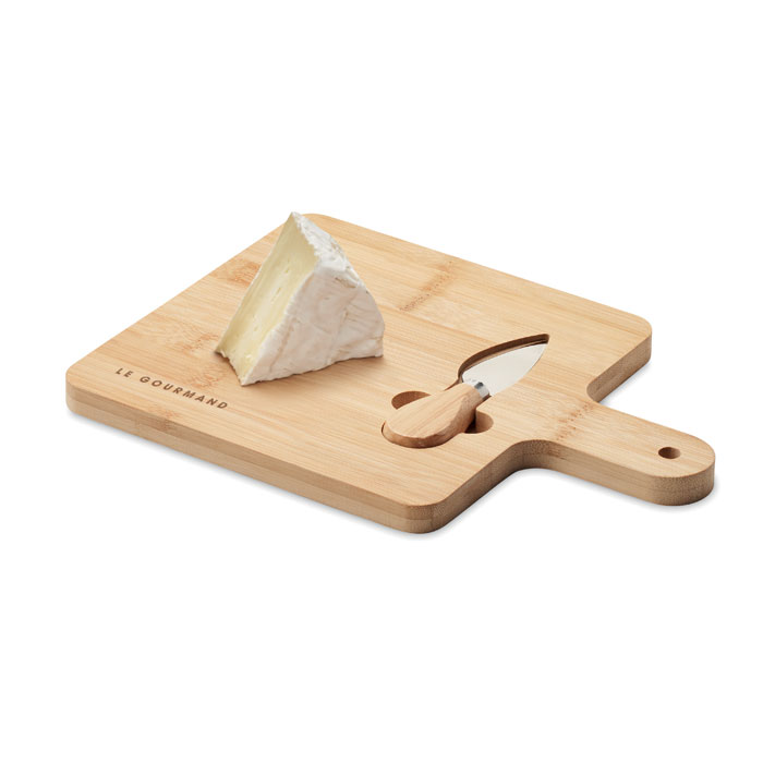 Tagliere in Legno Personalizzato con Coltello con logo