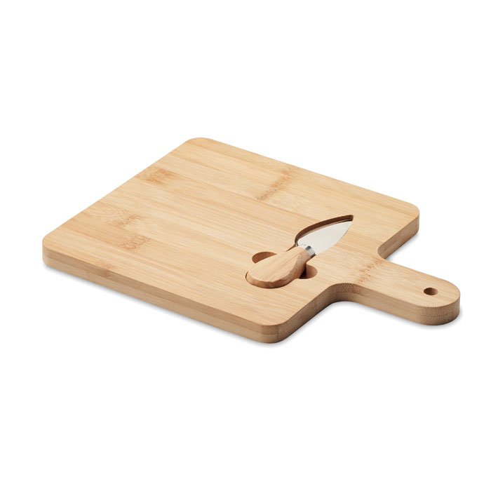 Tagliere in Legno Personalizzato con Coltello side