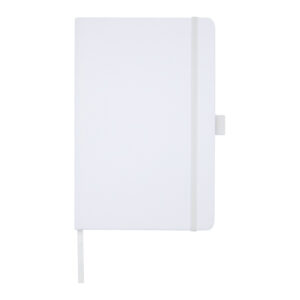 Block Notes con Copertina in Tessuto RPET bianco Block Notes con Copertina in Tessuto RPET bianco