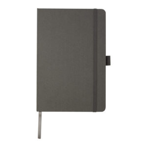 Block Notes con Copertina in Tessuto RPET grigio Block Notes con Copertina in Tessuto RPET grigio