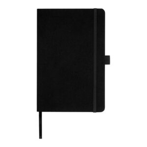 Block Notes con Copertina in Tessuto RPET nero Block Notes con Copertina in Tessuto RPET nero