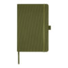 Block Notes con Copertina in Tessuto RPET verde Block Notes con Copertina in Tessuto RPET verde