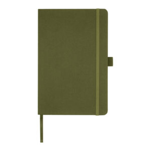 Block Notes con Copertina in Tessuto RPET verde Block Notes con Copertina in Tessuto RPET verde