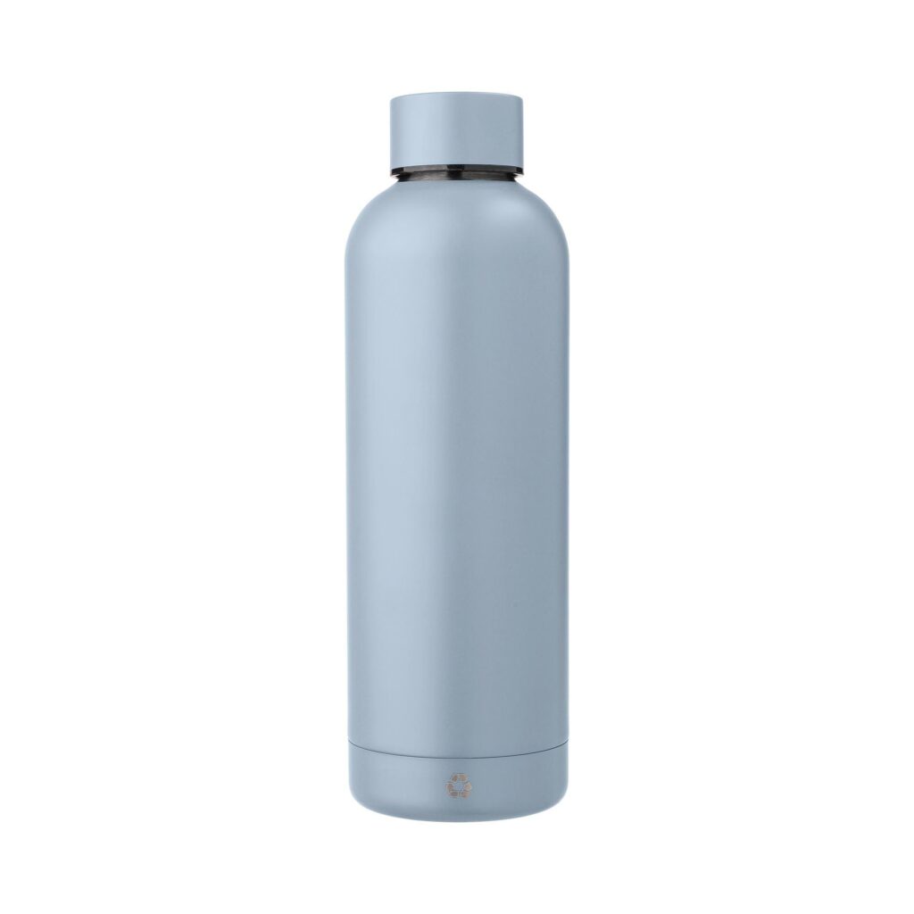 Borraccia Termica in Acciaio Inox Riciclato Personalizzata azzurra Borraccia Termica in Acciaio Inox Riciclato Personalizzata azzurra