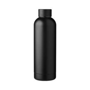 Borraccia Termica in Acciaio Inox Riciclato Personalizzata nera Borraccia Termica in Acciaio Inox Riciclato Personalizzata nera