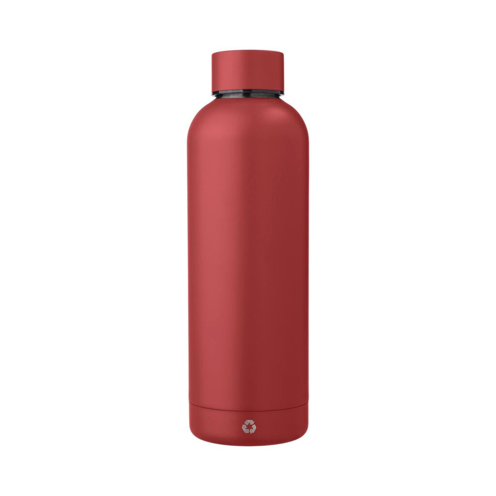 Borraccia Termica in Acciaio Inox Riciclato Personalizzata rosso Borraccia Termica in Acciaio Inox Riciclato Personalizzata rosso