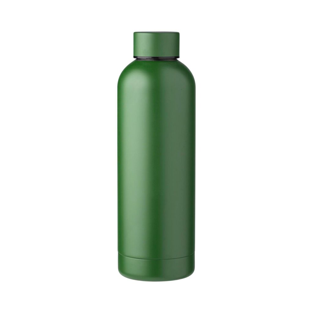Borraccia Termica in Acciaio Inox Riciclato Personalizzata verde Borraccia Termica in Acciaio Inox Riciclato Personalizzata verde