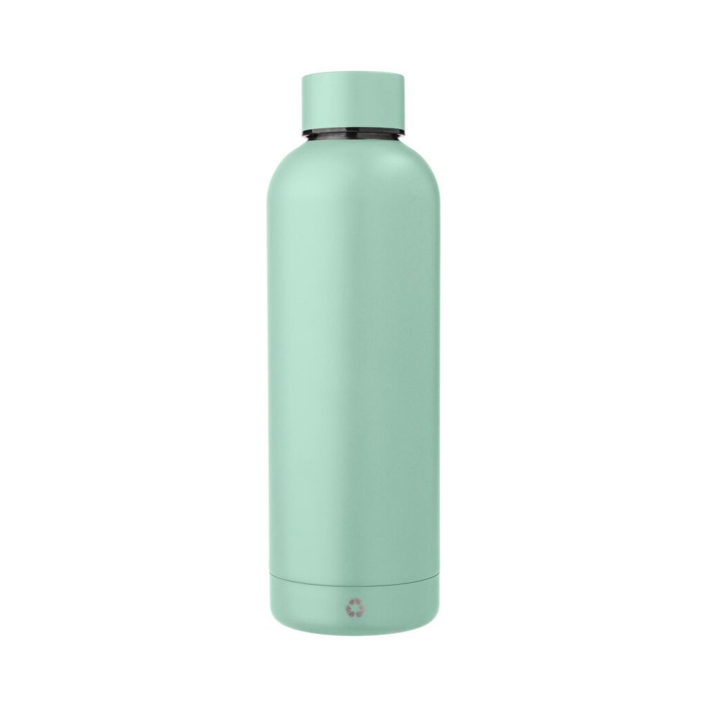 Borraccia Termica in Acciaio Inox Riciclato Personalizzata verde menta Borraccia Termica in Acciaio Inox Riciclato Personalizzata verde menta