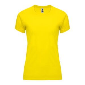Maglietta-Sportiva-Personalizzata-donna-gialla Maglietta-Sportiva-Personalizzata-donna-gialla