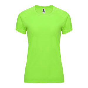 Maglietta-Sportiva-Personalizzata-donna-verde-fluo Maglietta-Sportiva-Personalizzata-donna-verde-fluo