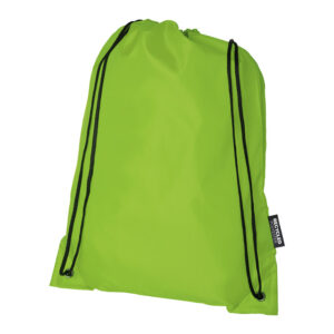 Sacche in RPET Personalizzate lime Sacche in RPET Personalizzate lime
