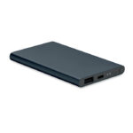 Power bank in alluminio riciclato navy