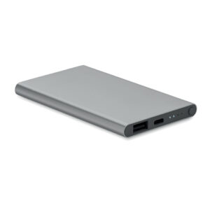 Power bank in alluminio riciclato titanio