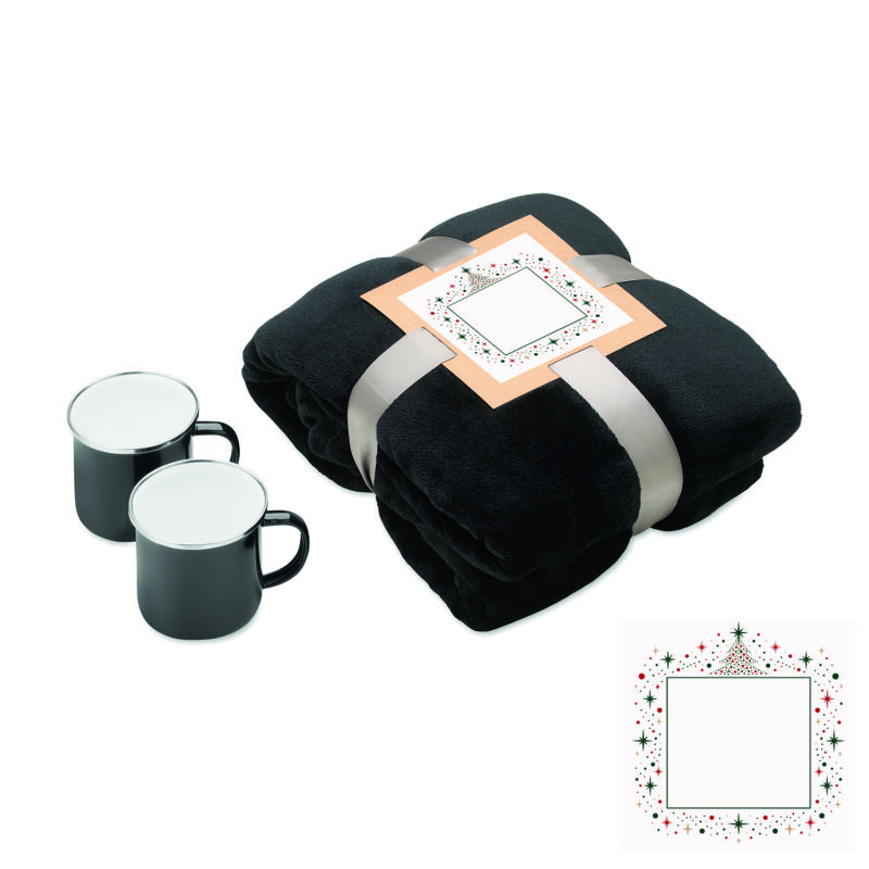 Set Regalo personalizzato con Coperta in Pile e tazze 3